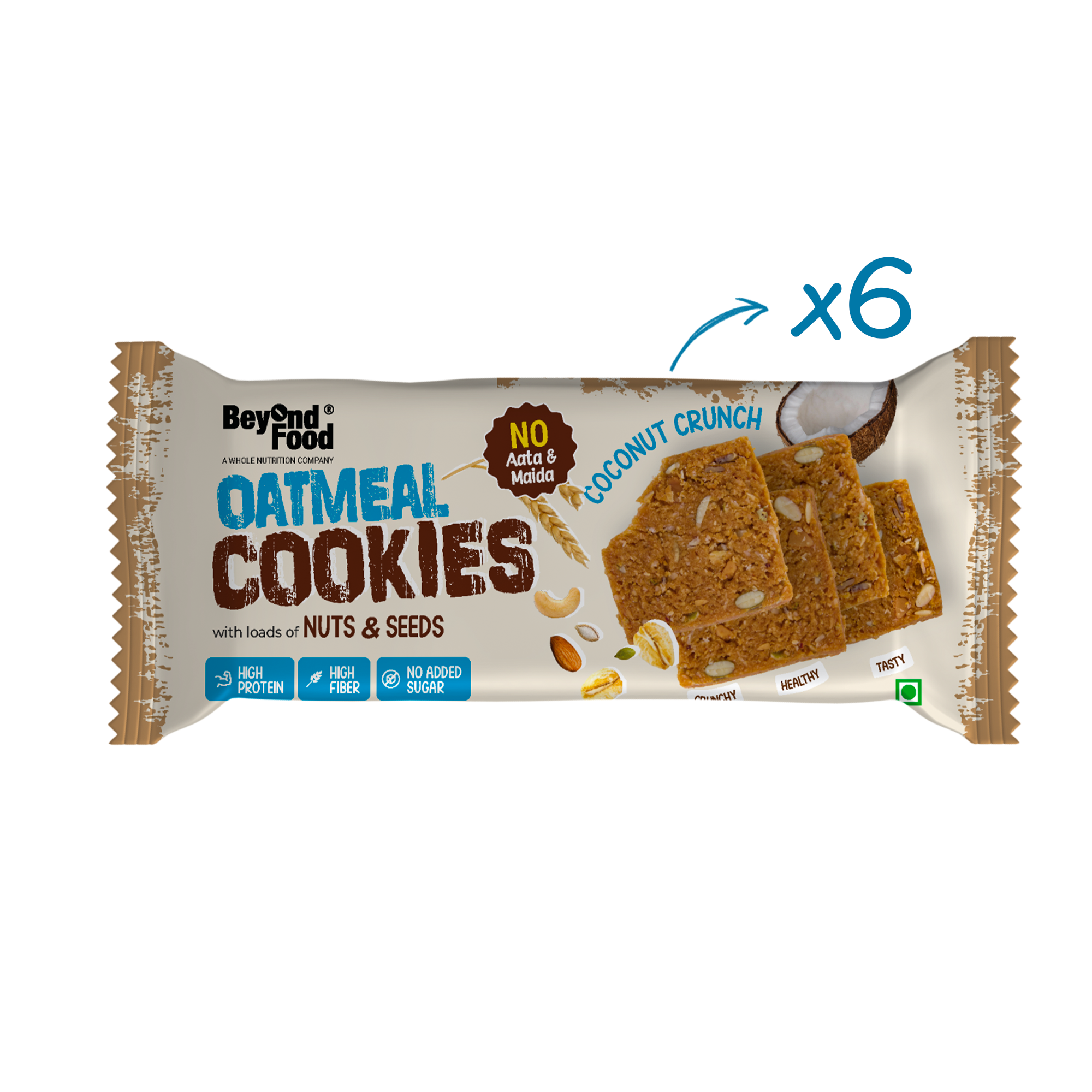 Oatmeal Cookies – Coconut Crunch (40g)