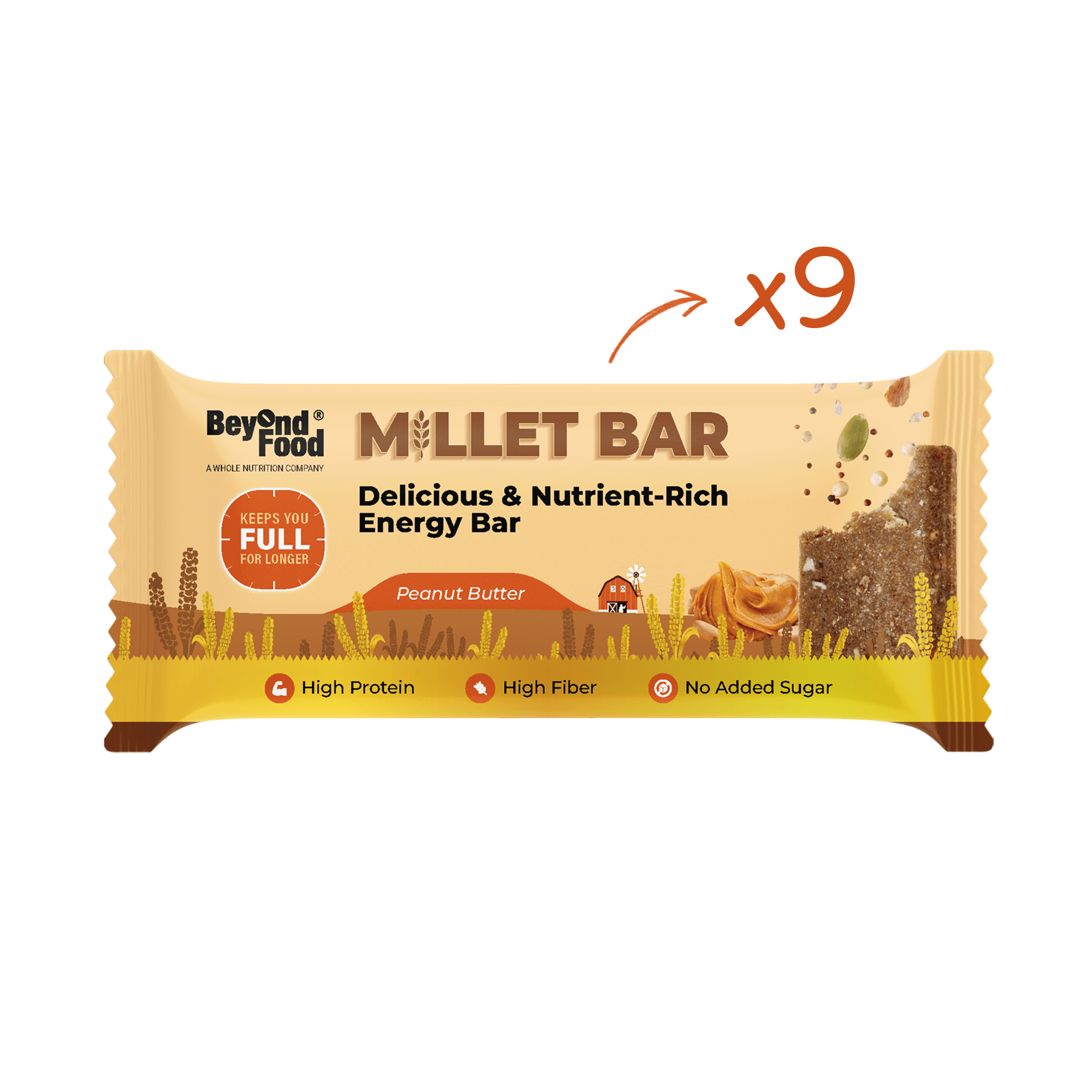Millet Bar – Peanut Butter