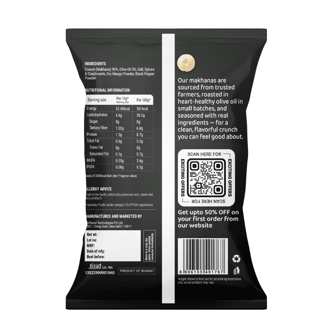 Makhana - Salt & Pepper