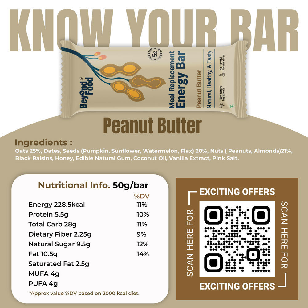 Meal Replacement Bar - Peanut Butter