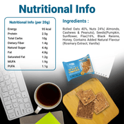 Millet Cookies – Cashew Crunch (20g)