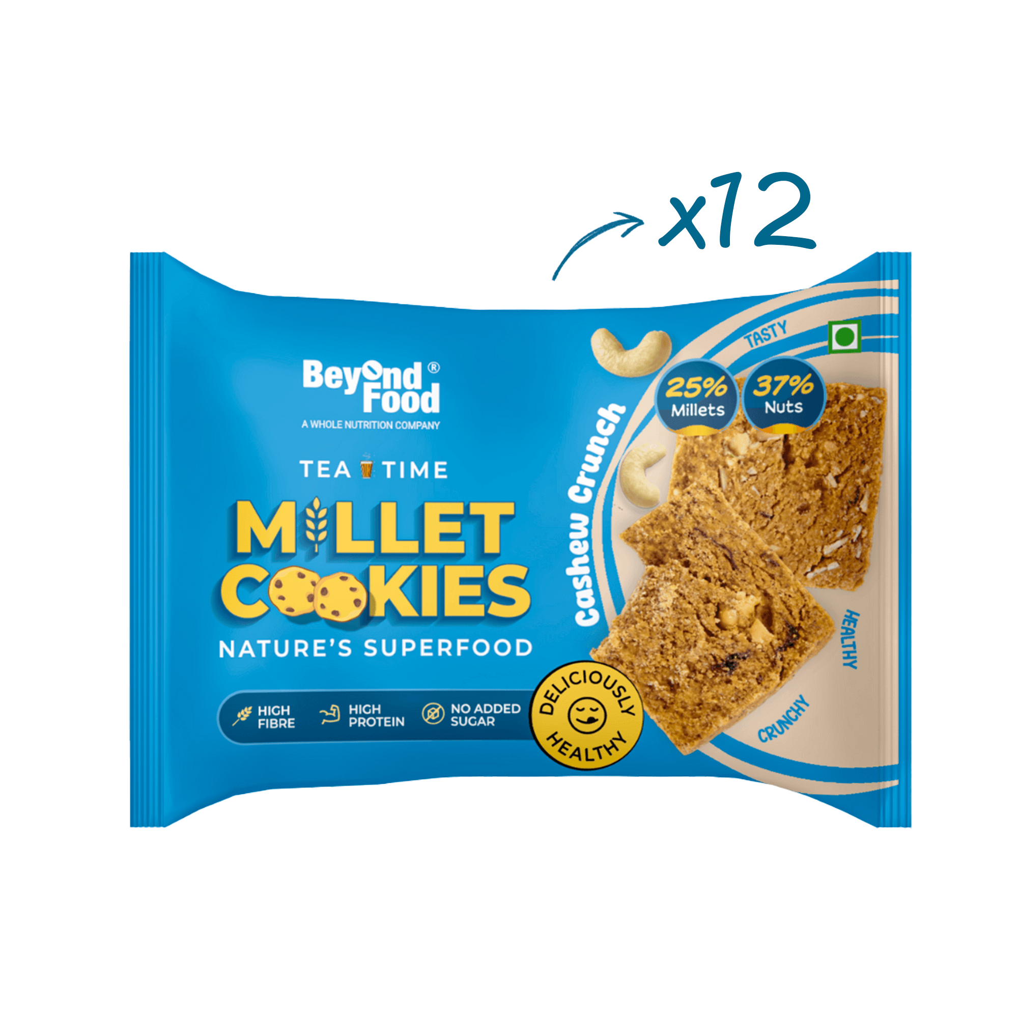 Millet Cookies – Cashew Crunch