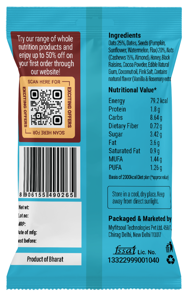 Energy Bites – Classic Cocoa