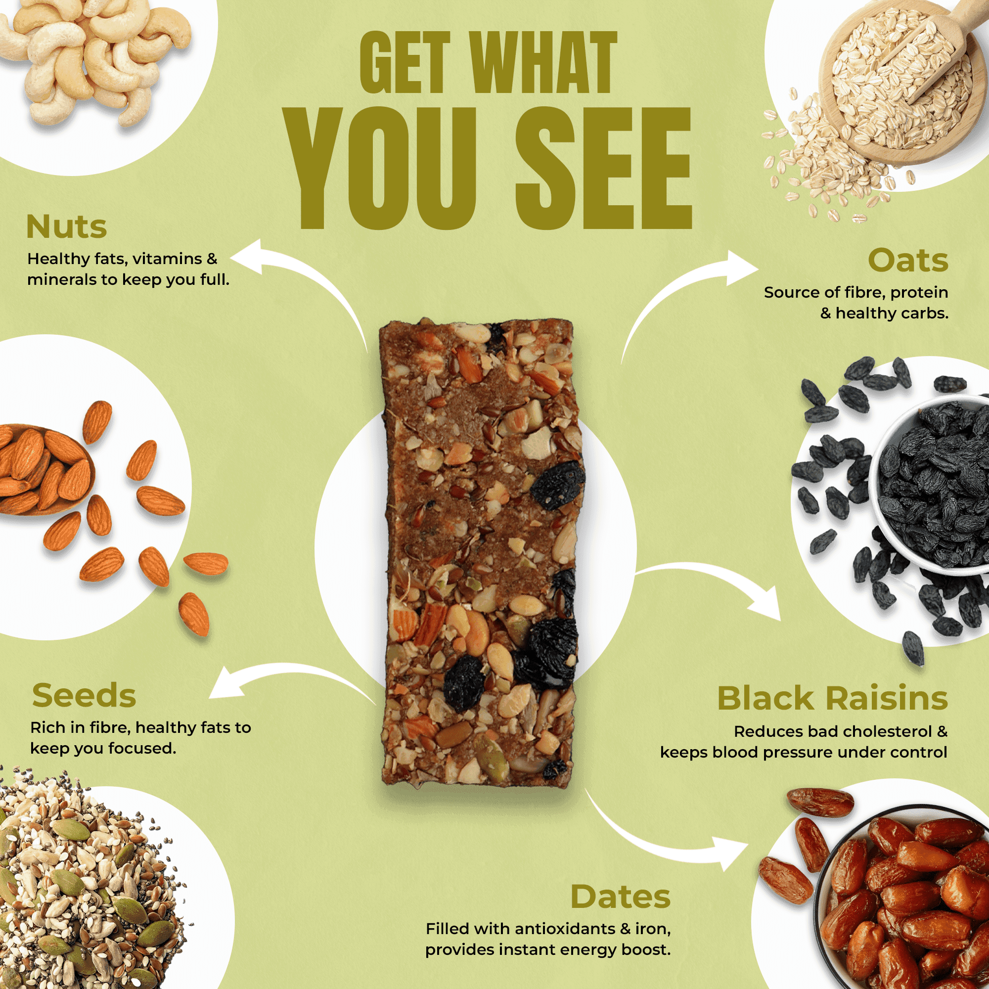 Meal Replacement Bar - True Cardamom