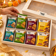 Assorted Makhana Barfi Diwali Gift Box