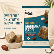 Coconut Makhana Barfi