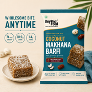 Coconut Makhana Barfi