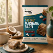 Coconut Makhana Barfi