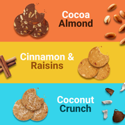 Oatmeal Cookies – Cocoa Almond (40g)