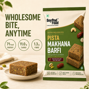 Pista Makhana Barfi